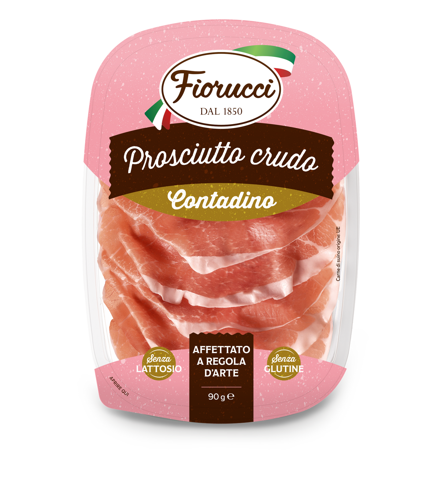 Prosciutto Crudo Contadino Affettato 90g