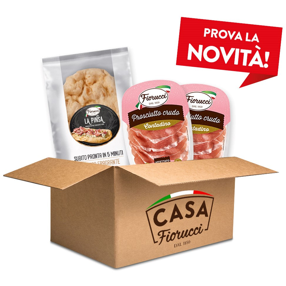 Pinsa Romana e Prosciutto Contadino